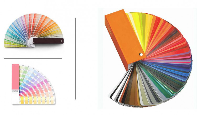 Farbfächer RAL, NCS, Pantone 